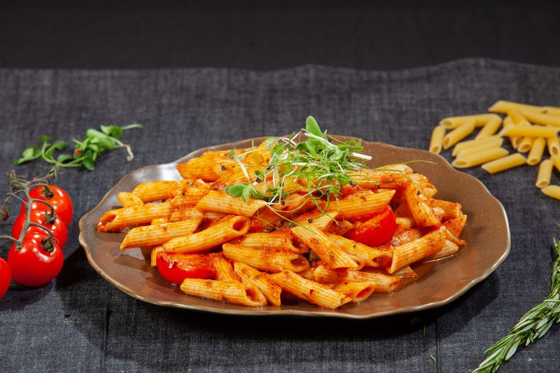Penne Arrabiata Pasta at Pizza inn