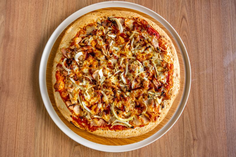 Garden Fresh Veggie Pizza at Pizza inn